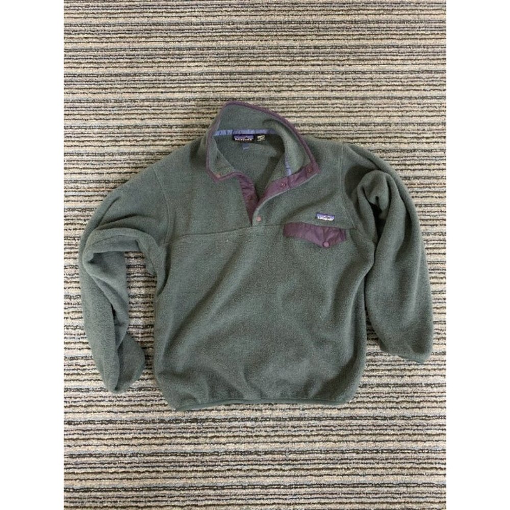 Vintage Patagonia Synchilla Purple Snap-T Pullover